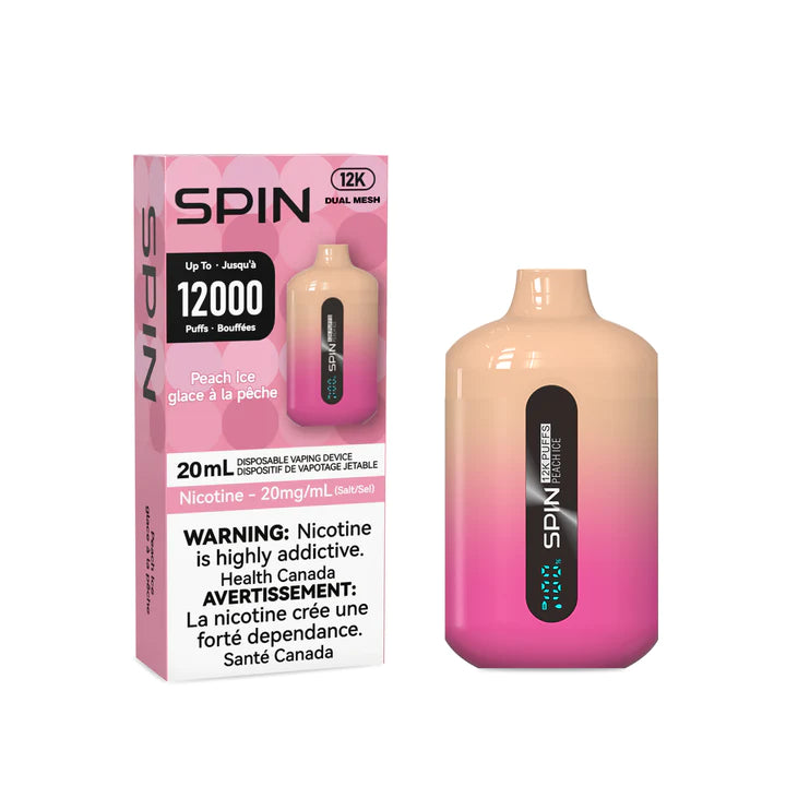 (FED) Spin: Disposable (12k) - Peach Ice