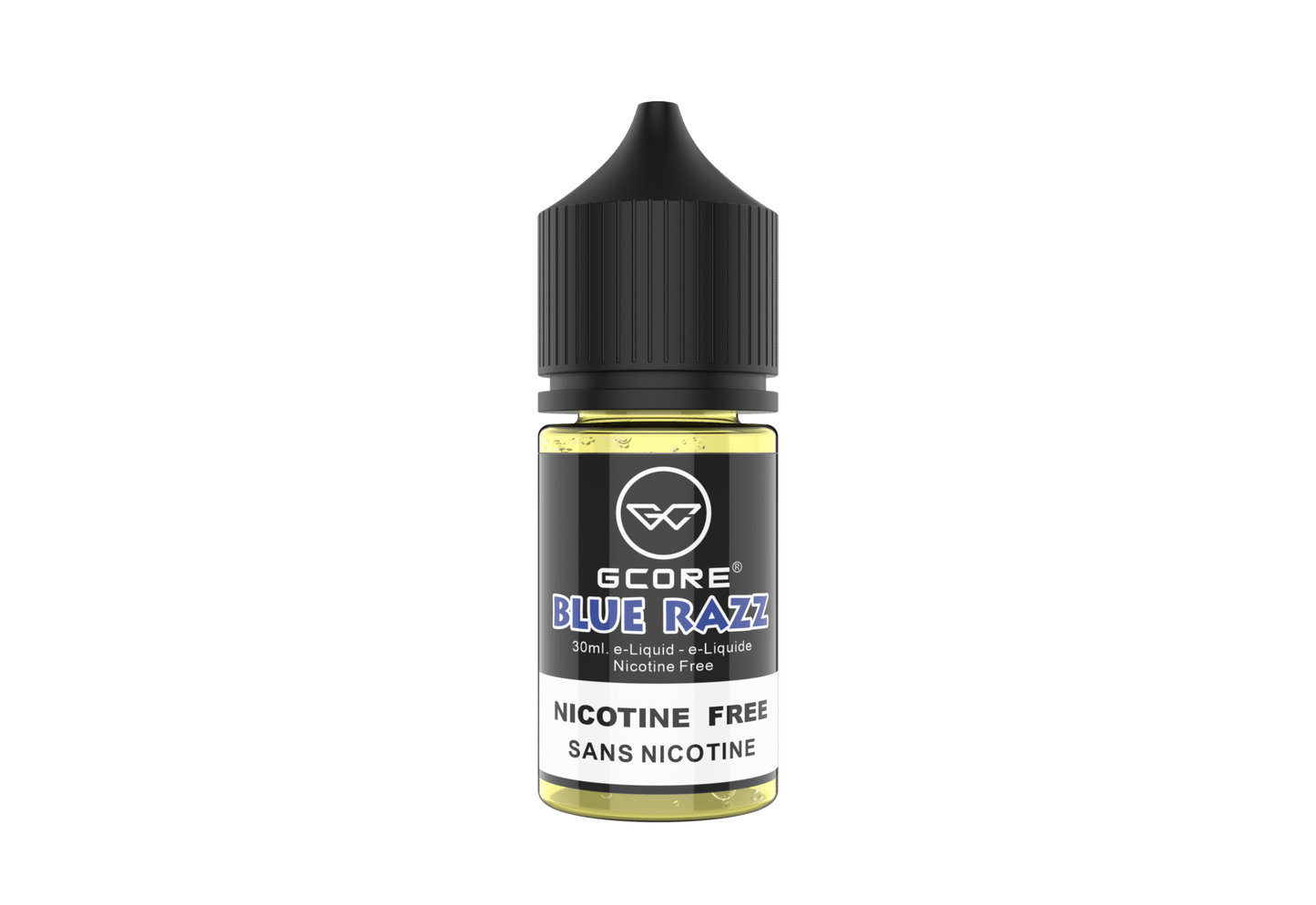 (AB) GCORE E-LIQUID BLUE RAZZ 30ML ZERO NIC