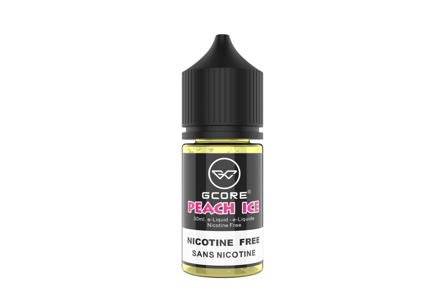 (AB) GCORE E-LIQUID PEACH ICE 30ML ZERO NIC