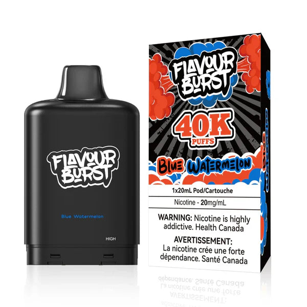 Blue Watermelon: Flavour BURST X PODS 40000 (AB)