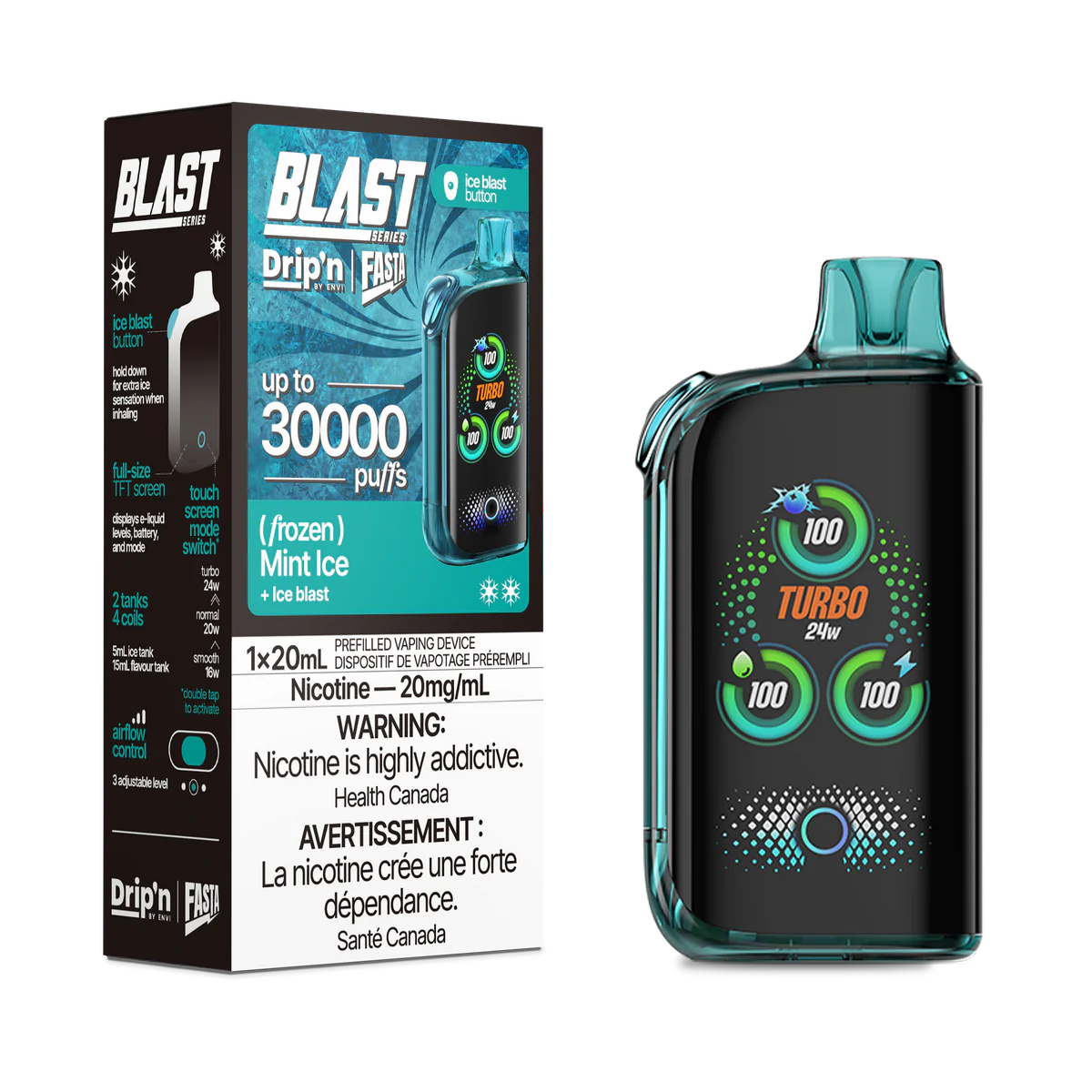 (AB) Drip'n: BLAST (30K) - Mint Ice