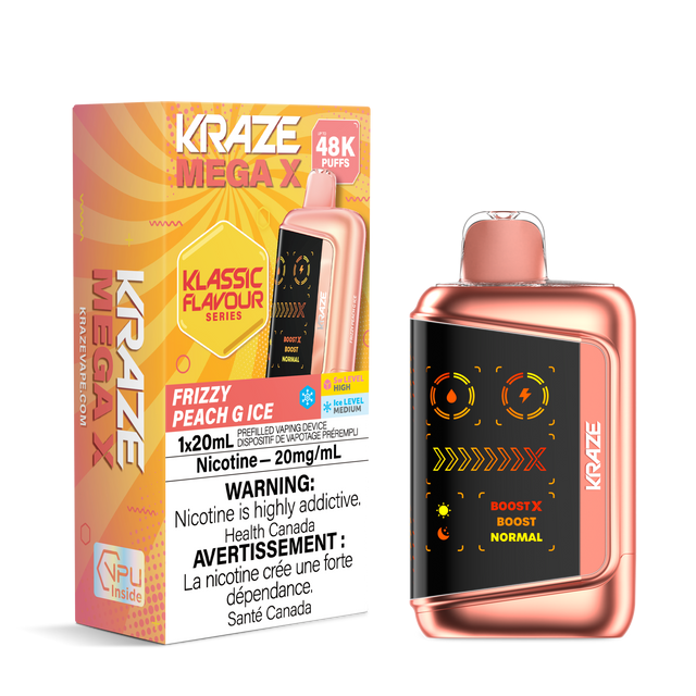 (AB) Kraze: MEGA X 48K - Frizzy Peach G Ice