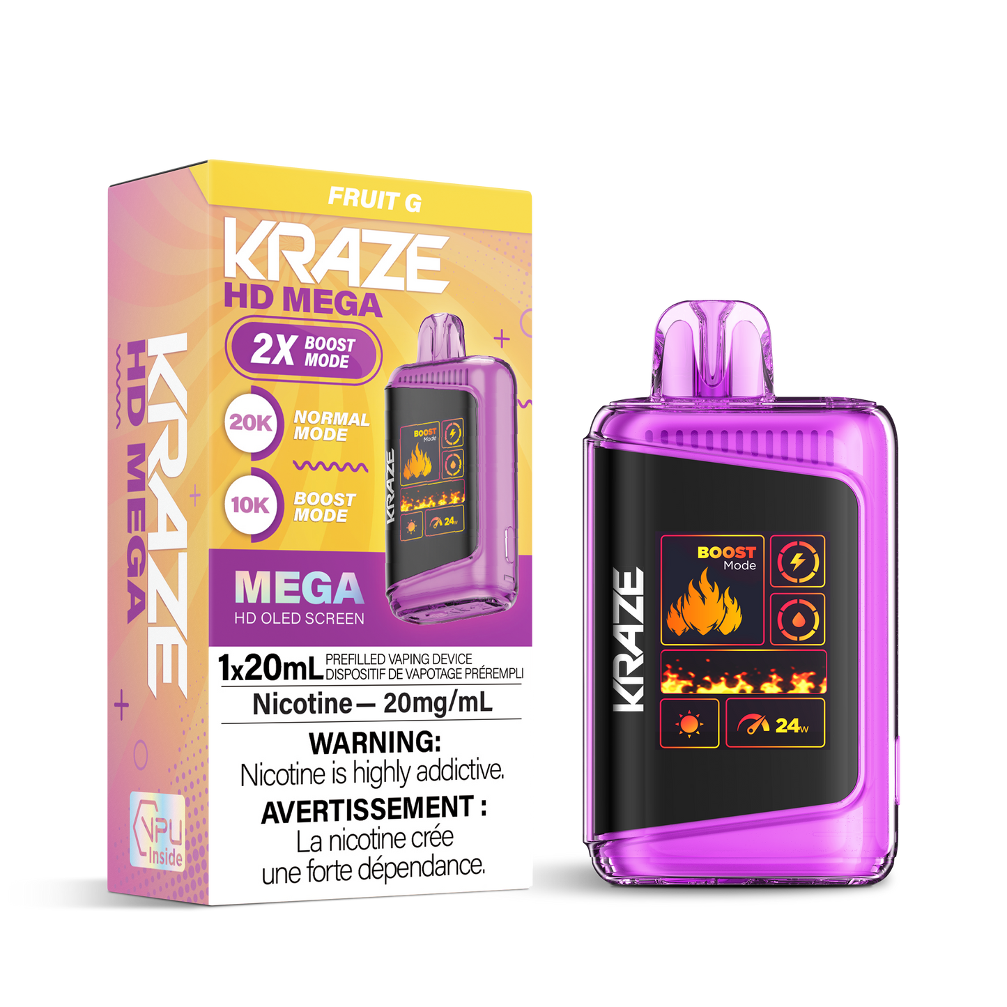 (AB) Kraze: HD MEGA (20K) - Fruit G