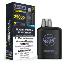 (AB) Flavour Beast Level X Boost Pod - Blazin’ Banana Blackberry