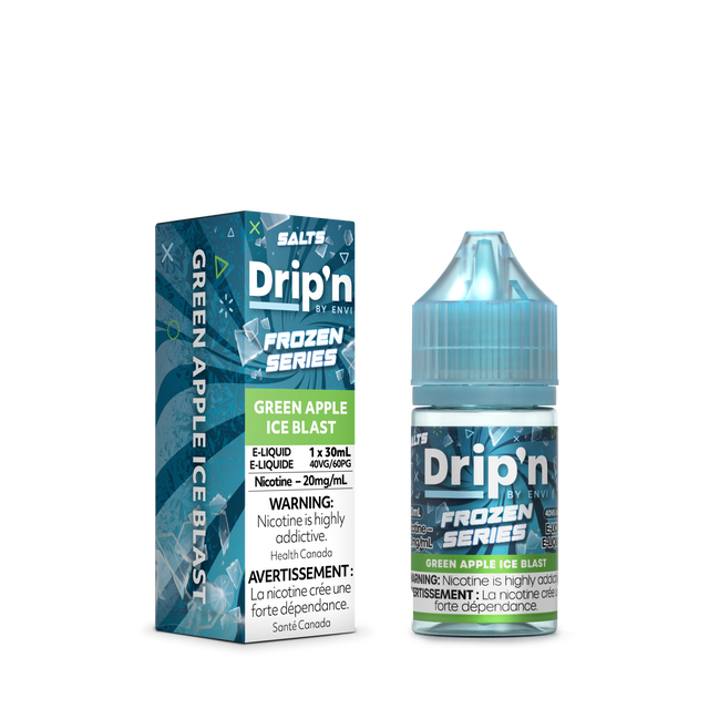 (AB) Drip’n: Frozen E-Liquid 30ml/20mg - Green Apple Ice Blast