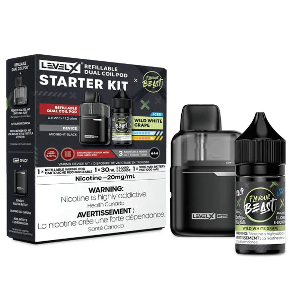 LEVEL X REFILLABLE POD STARTER KIT