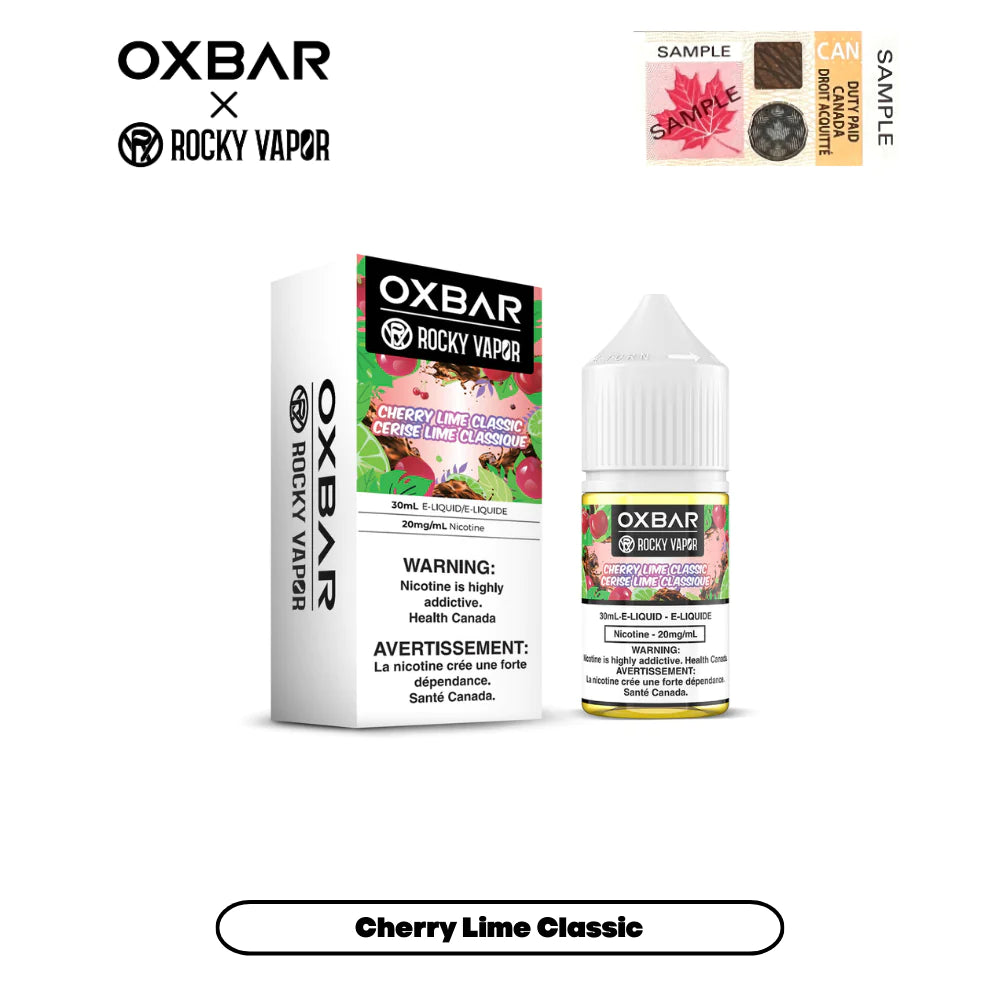 Oxbar Cherry Lime Classic Salt E-Juice 30ml (20mg) (FED)
