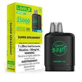 Flavour Beast Level X Boost Pod - Super Spearmint (AB)