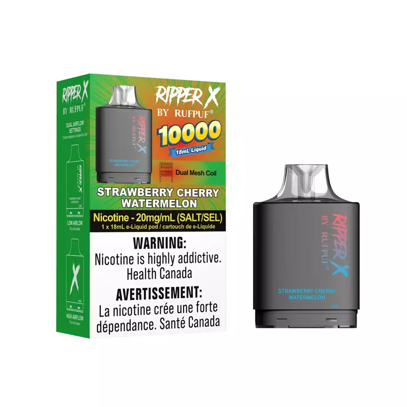 (FED) Rufpuf: Ripper X Pod (10k) - Strawberry Cherry Watermelon