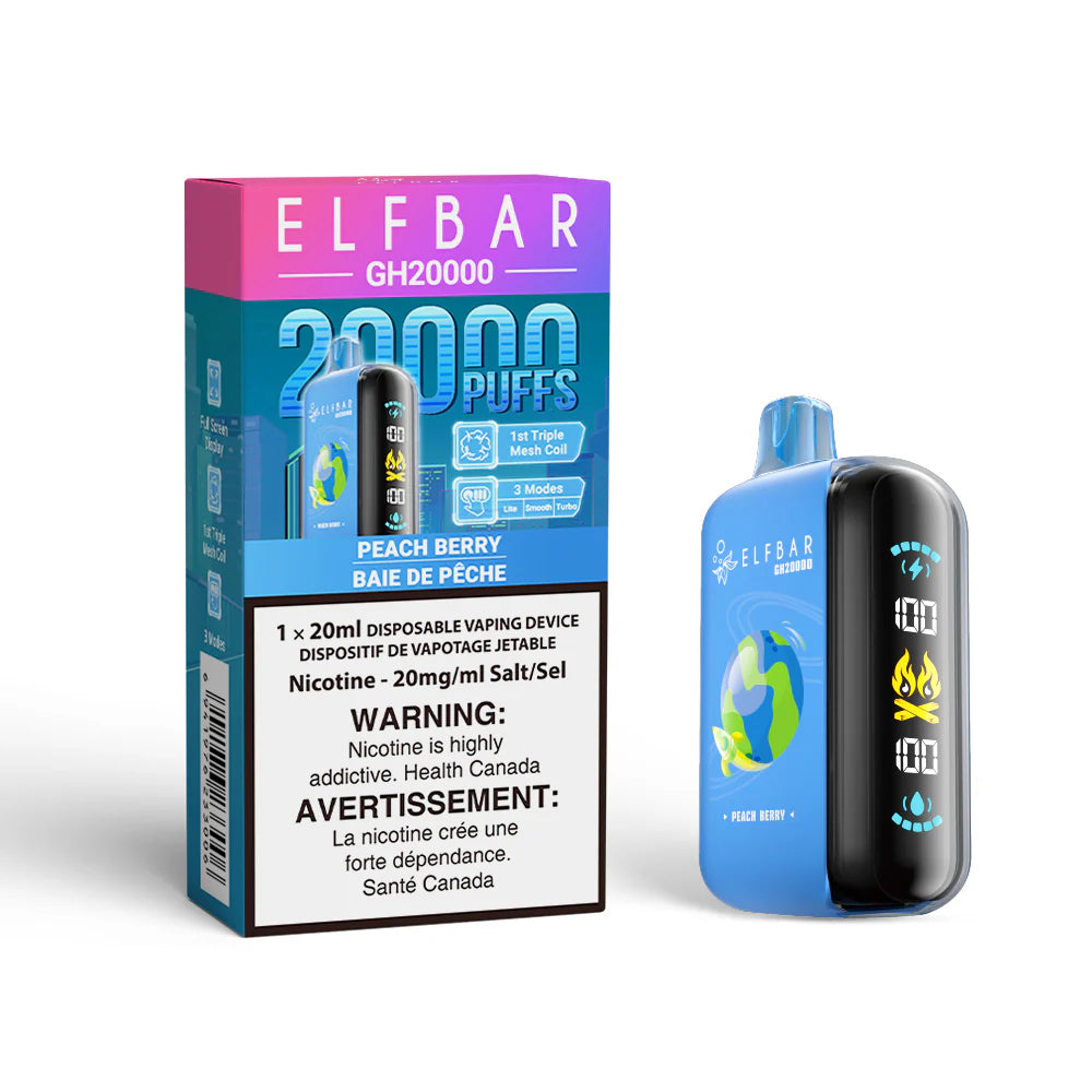 (FED) ELFBAR: Disposable (20K) - Peach Berry