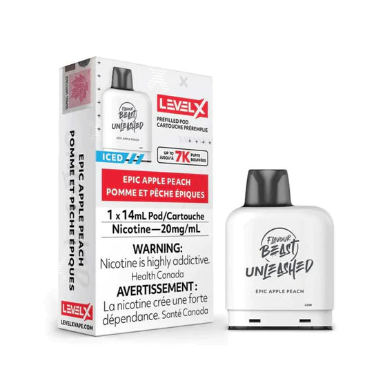 Flavour Beast Level X Unleashed 7000 Pod - Epic Apple Peach (FED)