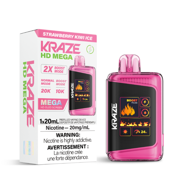 (AB) Kraze: HD MEGA 20K - Strawberry Kiwi Ice
