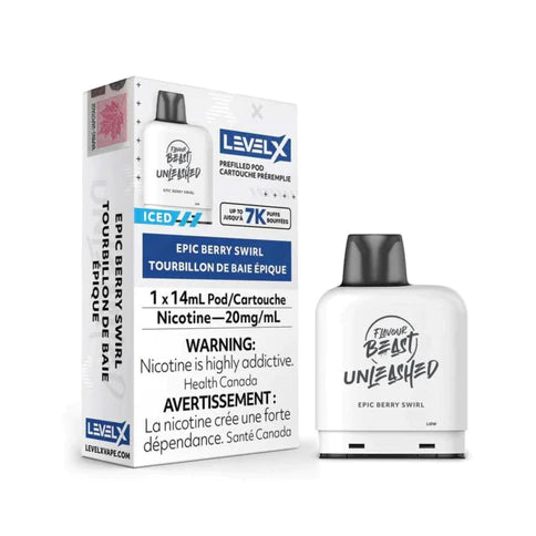 Flavour Beast Level X Unleashed 7000 Pod - Epic Berry Swirl (FED)