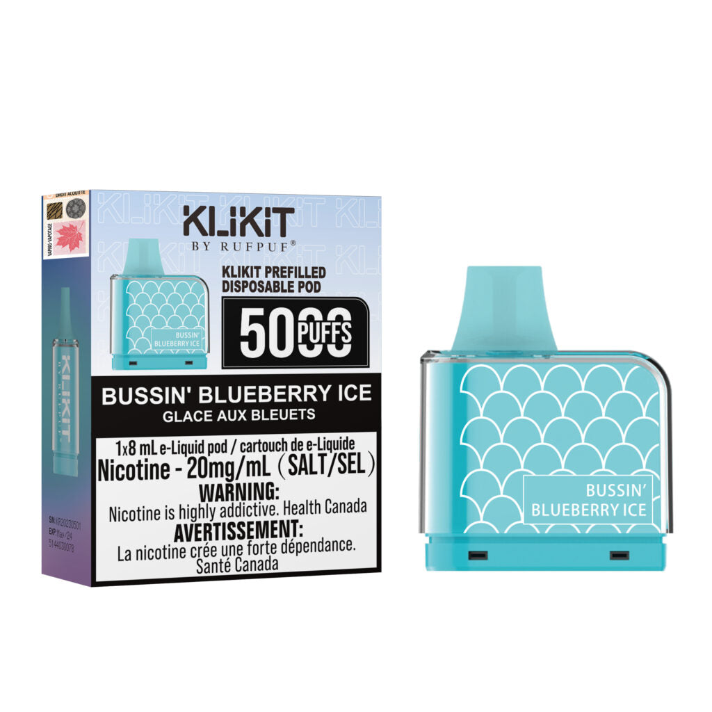 (FED) Rufpuf: Klikit Pod (5k) - Bussin’ Blueberry Ice