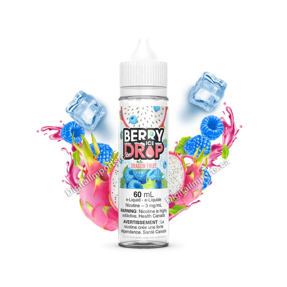 Berry Drop Ice E-Juice 60ml 0mg Dragon Fruit (FED)
