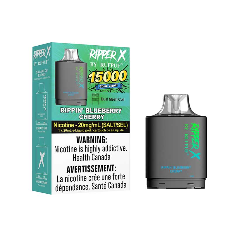 (FED) Rufpuf: Ripper X Pod (15k) - Rippin’ Blueberry Cherry
