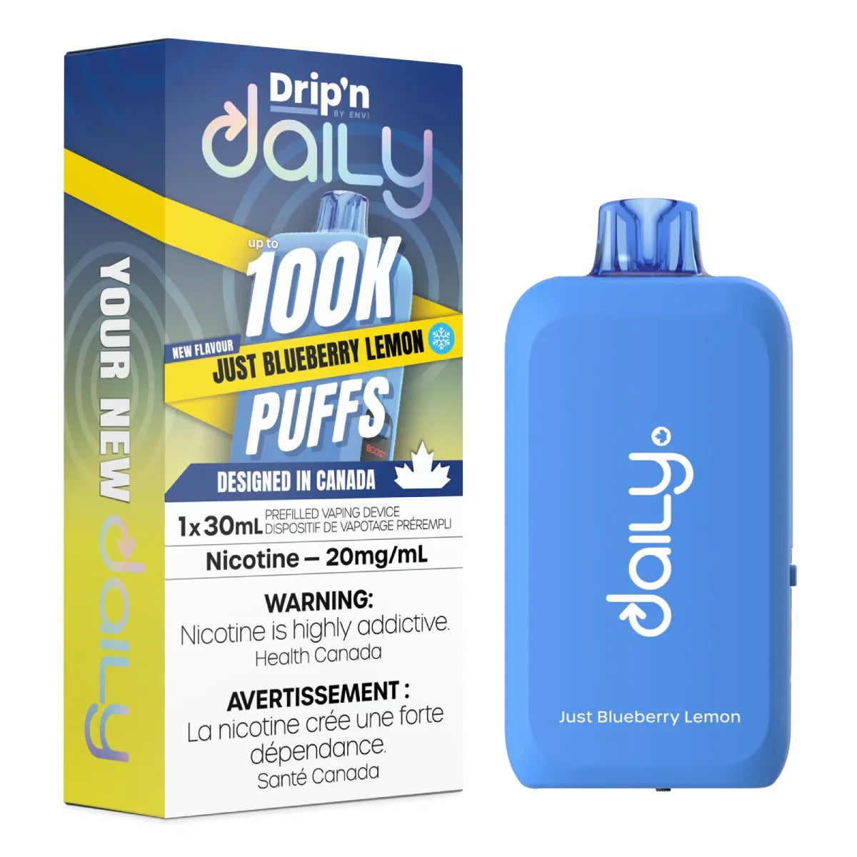 (AB) Drip'n Daily 100K - Just Blueberry Lemon