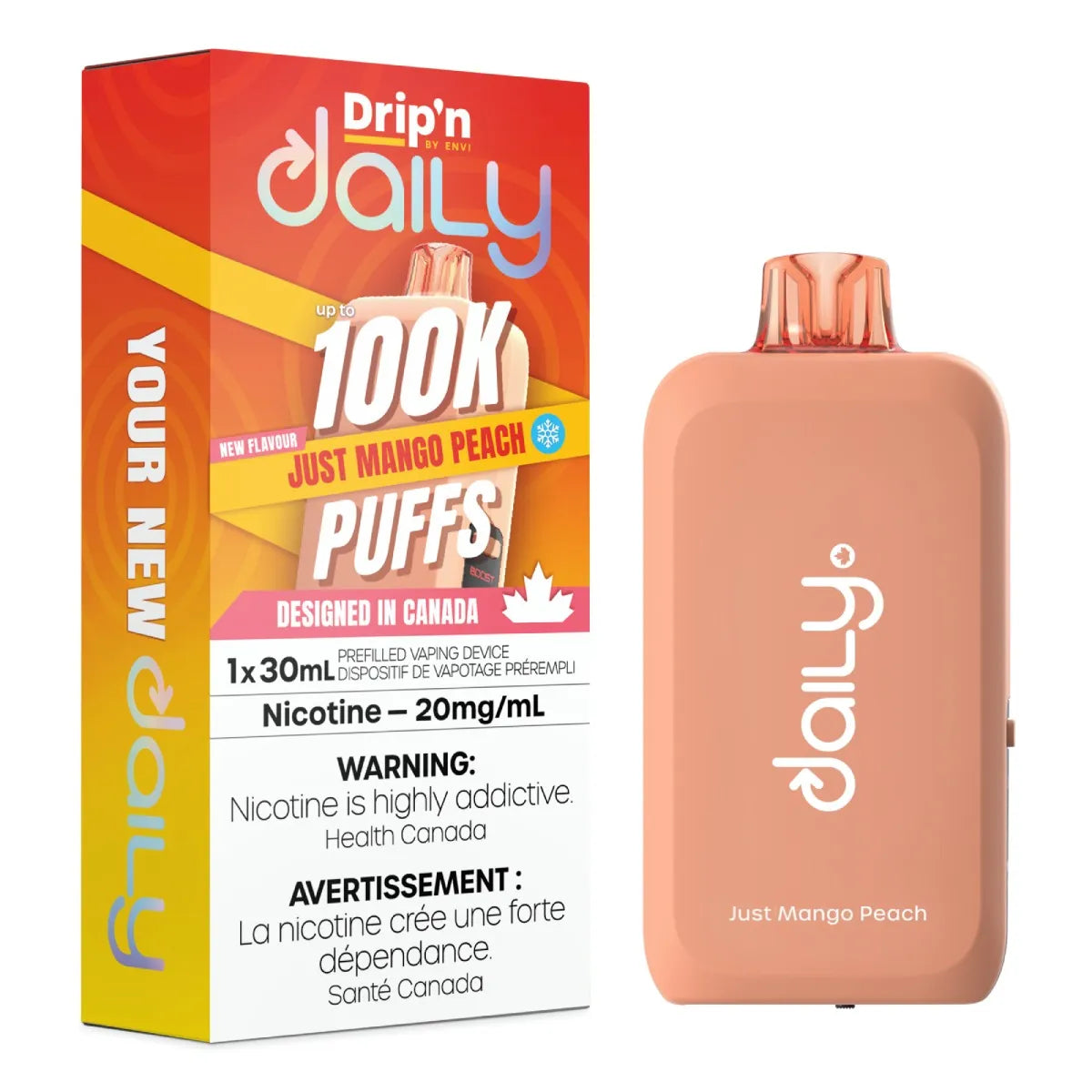 (AB) Drip'n Daily 100K - Just Mango Peach