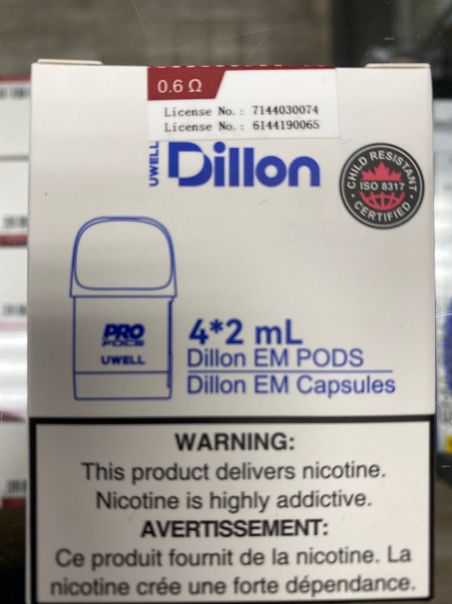 Uwell Dillon EM 4pk 0.6ohm