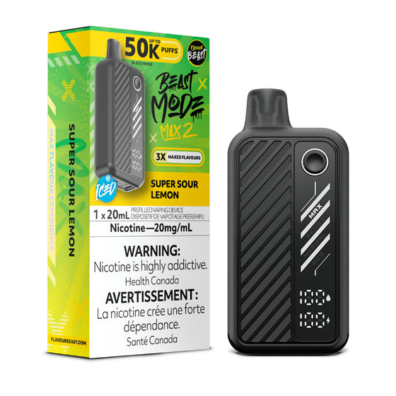(AB) Flavour Beast: Mode Max 2 (50K) - Super Sour Lemon