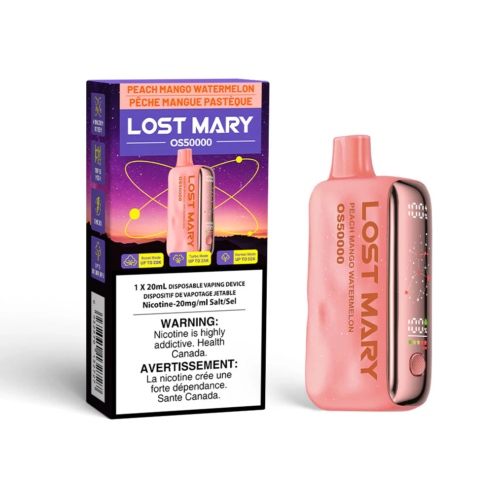 (AB) Lost Mary: Disposable (50K) - Peach Mango Watermelon