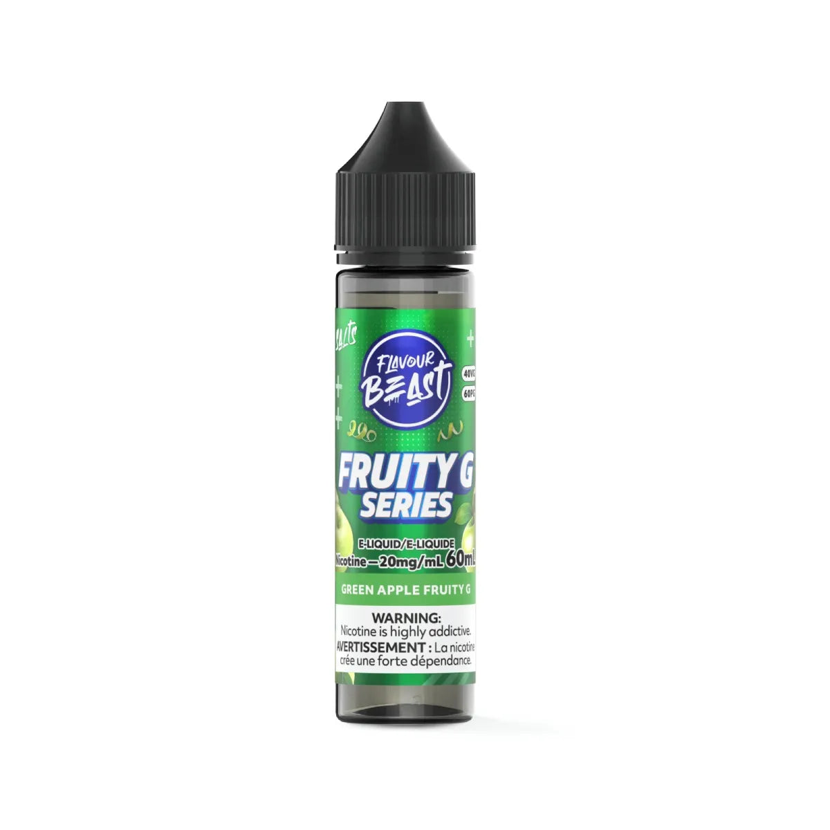 (AB) Flavour Beast: Fruity G E-Liquid 60ml/20mg - Green Apple