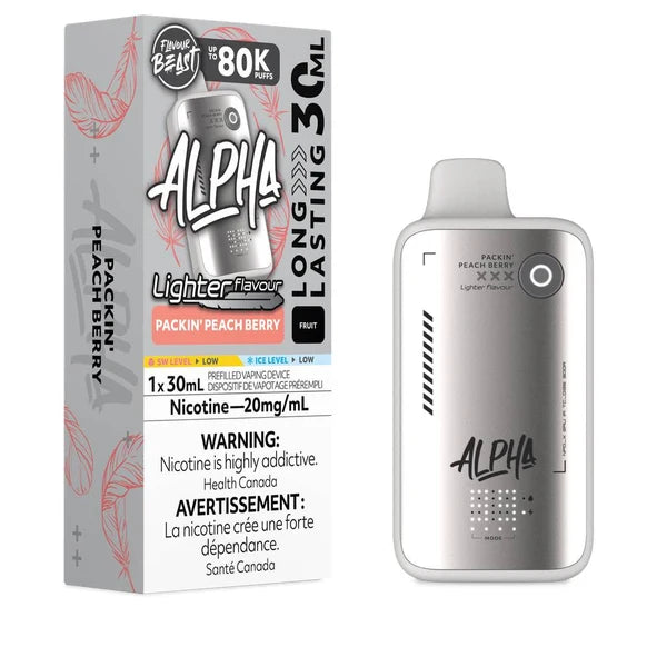 (AB) Flavour Beast: Alpha 80K - L.S. Packin’ Peach Berry