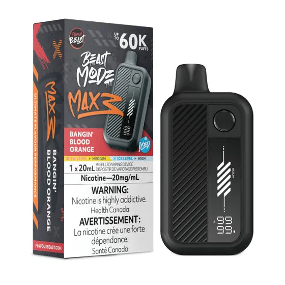 (AB) Flavour Beast: Mode Max 3 (60K) - Bangin’ Blood Orange Iced