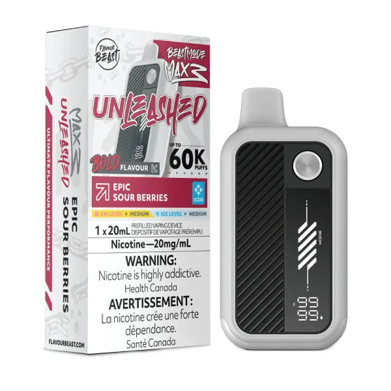 (AB) Flavour Beast: Mode Max 3 (60K) - Epic Sour Berries Iced