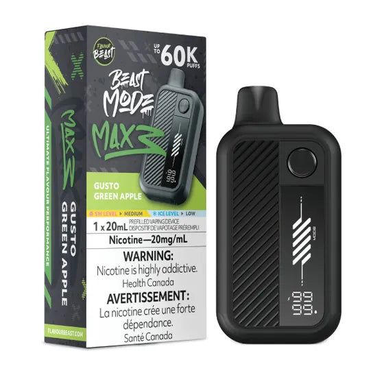 (AB) Flavour Beast: Mode Max 3 (60K) - Gusto Green Apple
