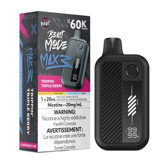 (AB) Flavour Beast: Mode Max 3 (60K) - Trippin’ Triple Berry