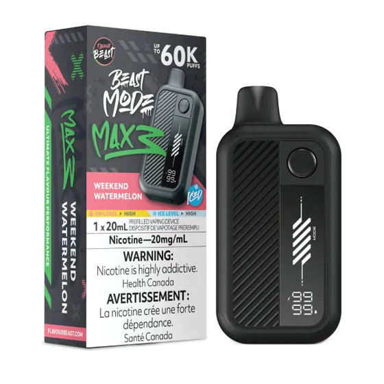 (AB) Flavour Beast: Mode Max 3 (60K) - Weekend Watermelon Iced
