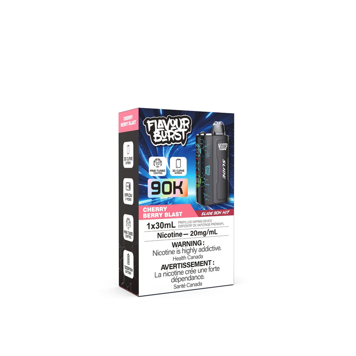 (AB) Flavour Burst Slide Starter Kit 90K - Cherry Berry Blast