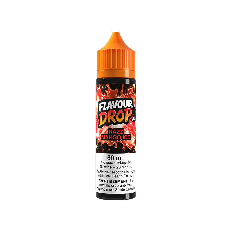 (AB) Flavour Drop: E-Liquid 60ml/20mg - Razz Mango Ice