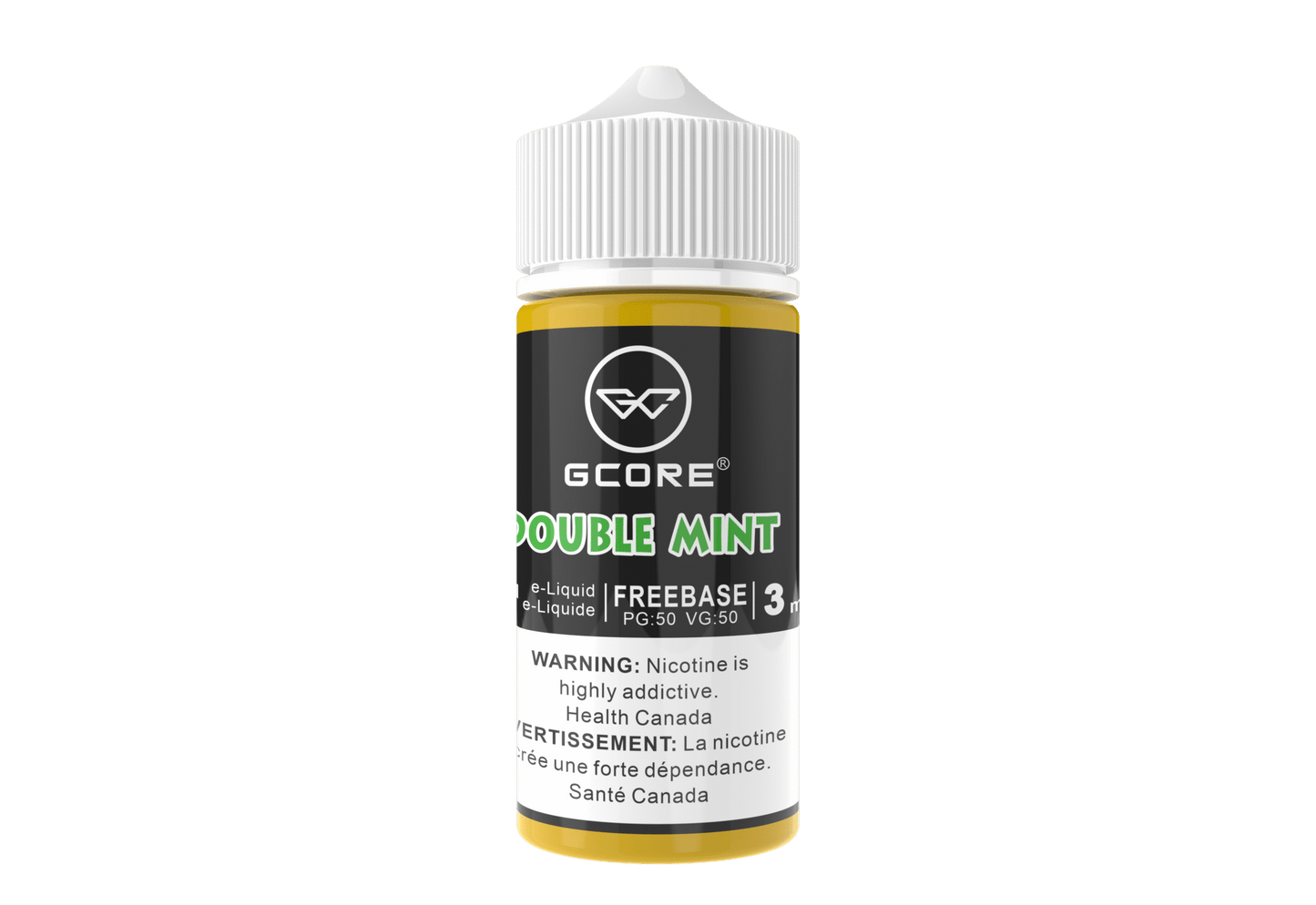 (AB) GCORE E-LIQUID DOUBLE MINT FREEBASE 100ML 3MG