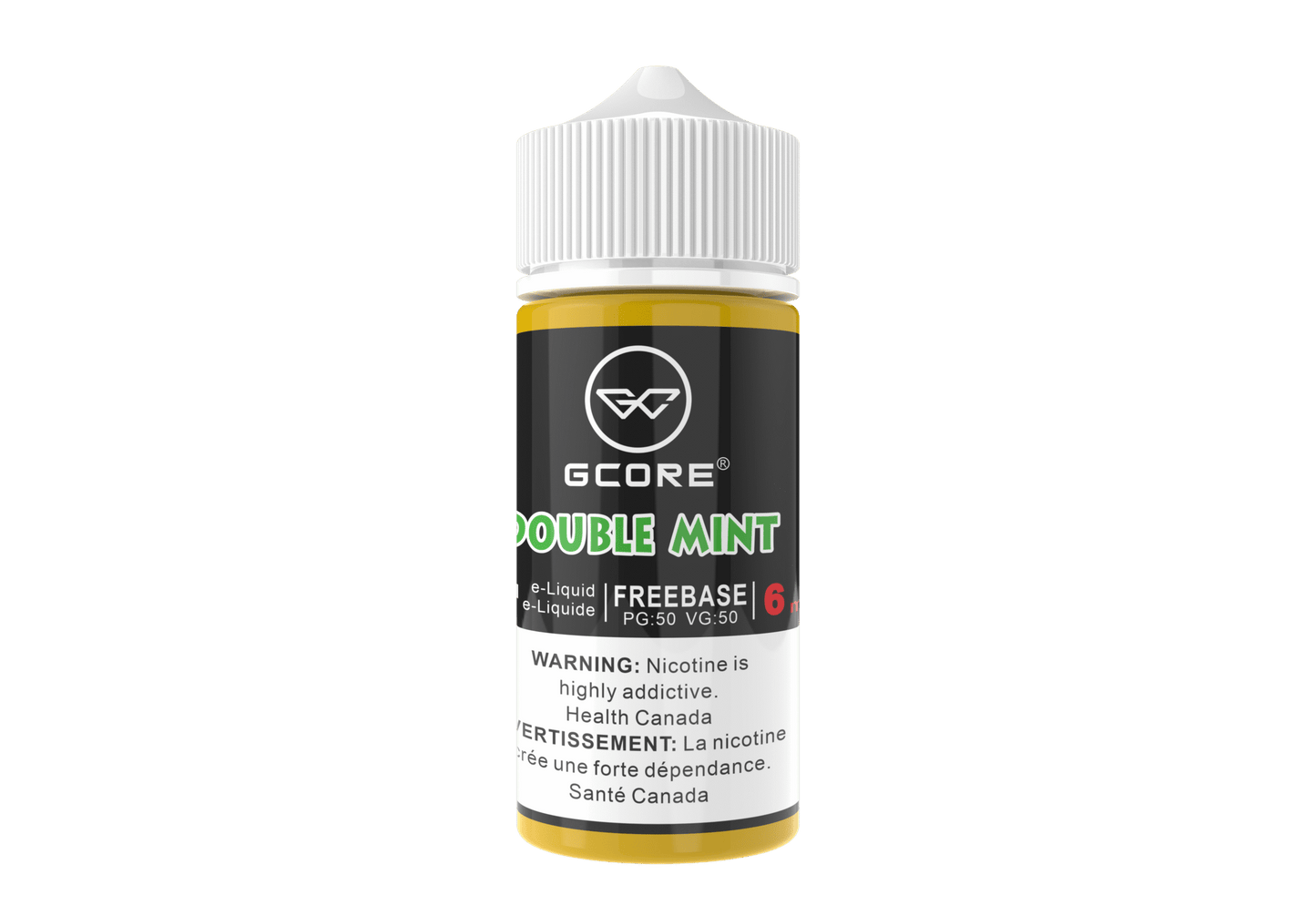 (AB) GCORE E-LIQUID DOUBLE MINT FREEBASE 100ML 6MG