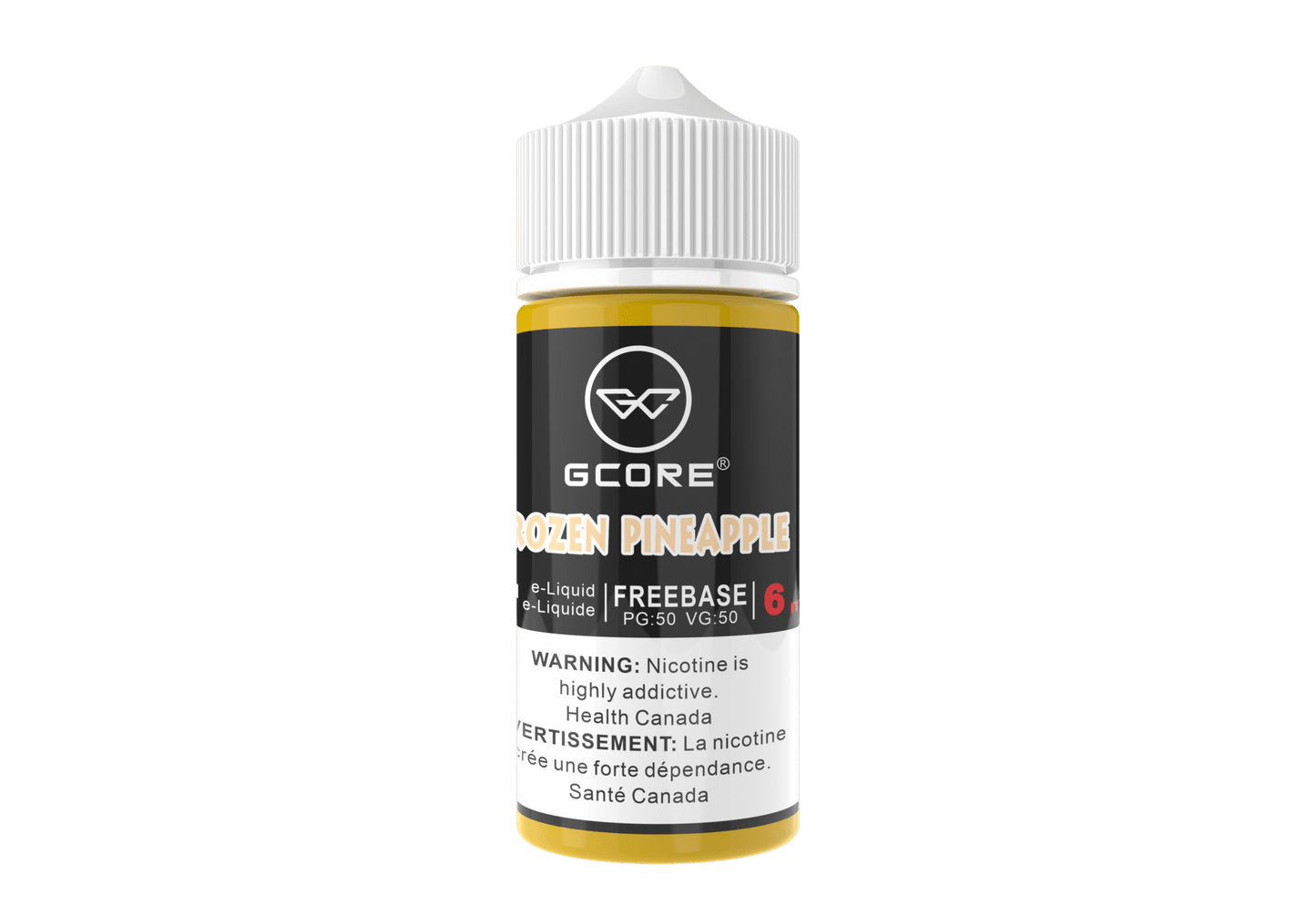 (AB) GCORE E-LIQUID FROZEN PINEAPPLE FREEBASE 100ML 6MG