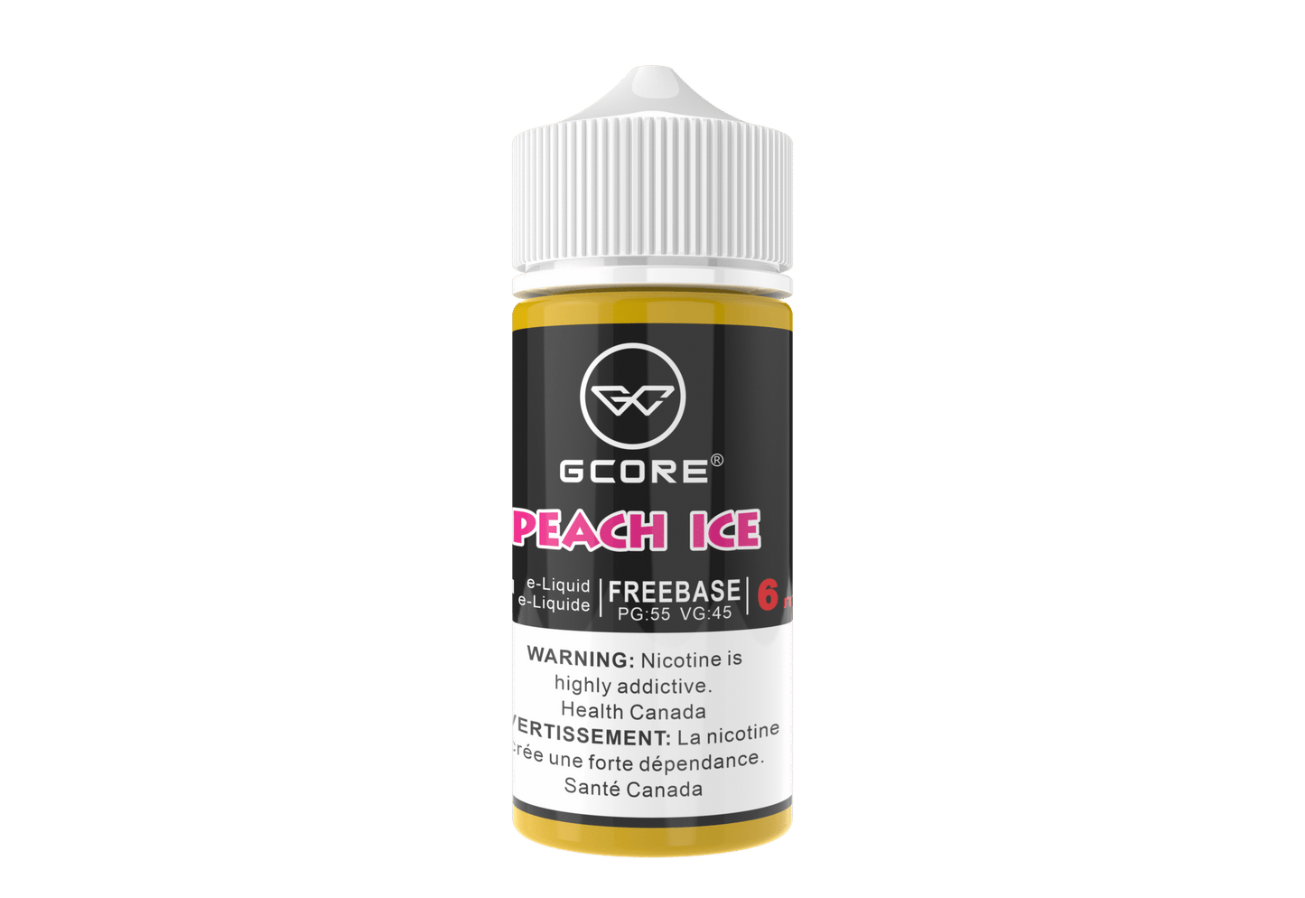 (AB) Gcore: E-Liquid Freebase 100ml/6mg - Peach Ice