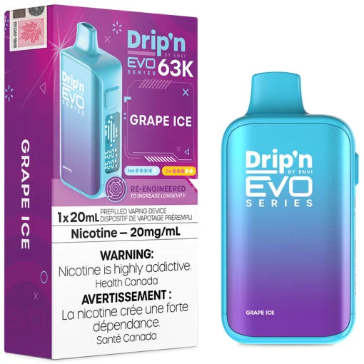 (AB) DRIP'N: EVO 63K - GRAPE ICE