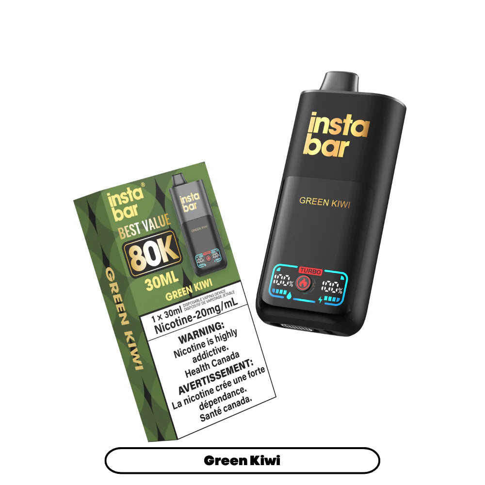(AB) Insta Bar: Disposable (80K) - Green Kiwi