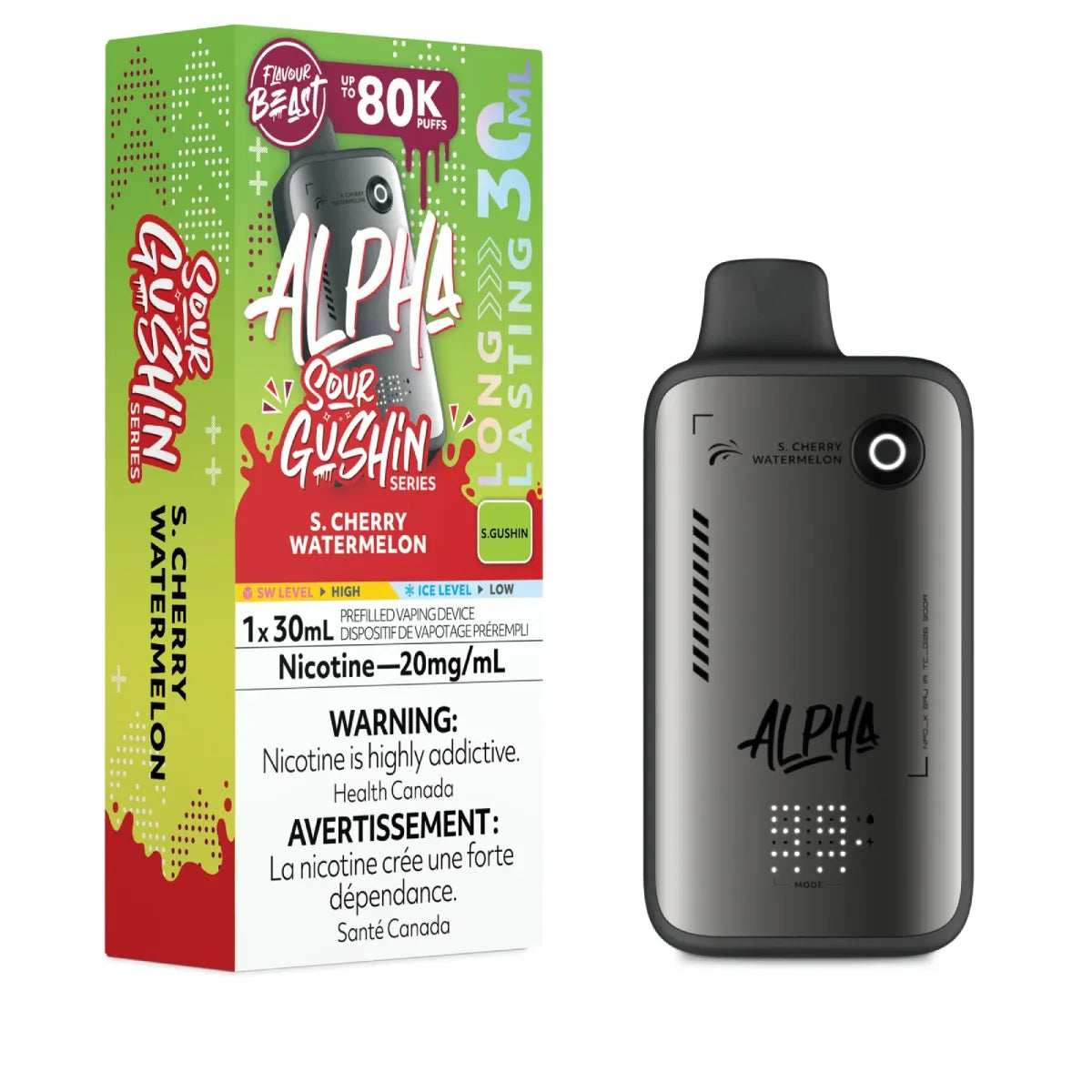 (AB) Flavour Beast: Alpha 80K - S. Cherry Watermelon