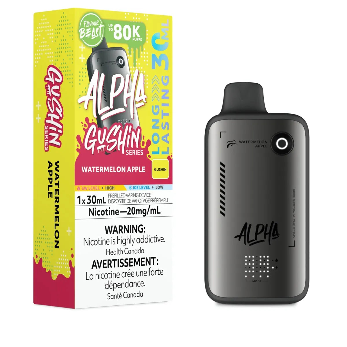(AB) Flavour Beast: Alpha 80K - Watermelon Apple