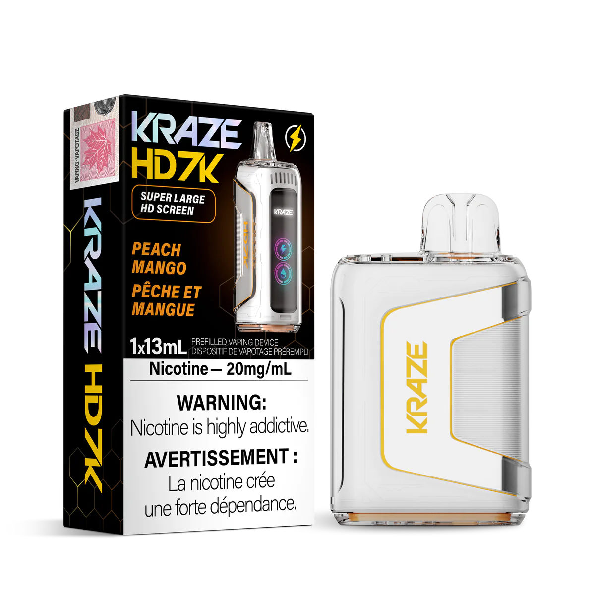 (FED) Kraze: Disposable 7K - Peach Mango