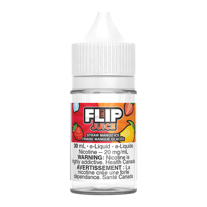 Flip Salt E-Juice 30ml (12mg) (Vape tax included) - Straw Mango Ice (FED)