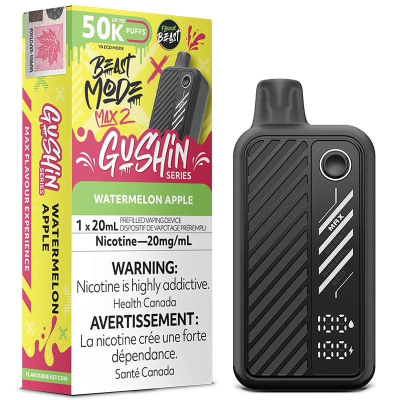 (AB) Flavour Beast: Mode Max 2 (50K) Gushin’ - Watermelon Apple