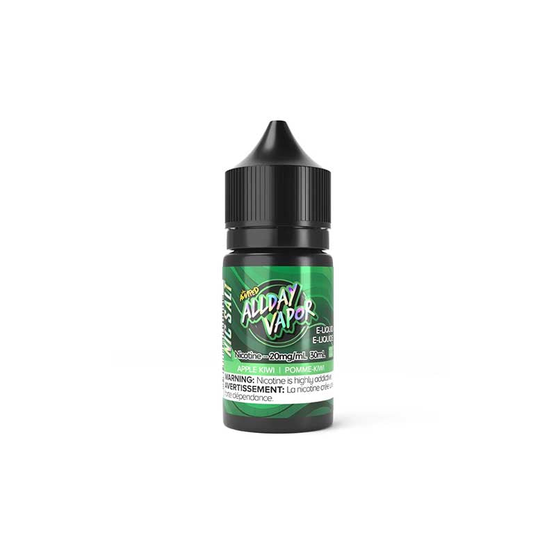 All Day Vapor Apple Kiwi Salt E-Juice 30ml (20mg) (FED)