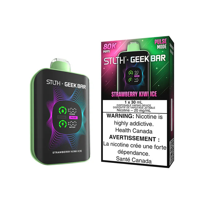 (AB) Stlth X Geek Bar 80K - Strawberry Kiwi Ice