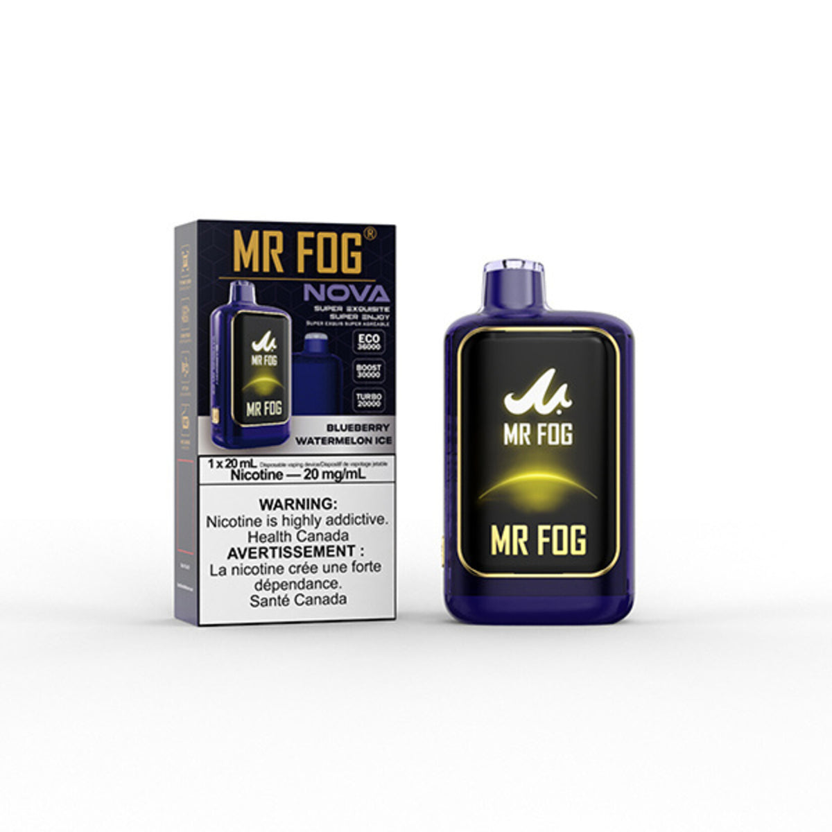 (AB) Mr. Fog: Nova (36k) - Blueberry Watermelon Ice