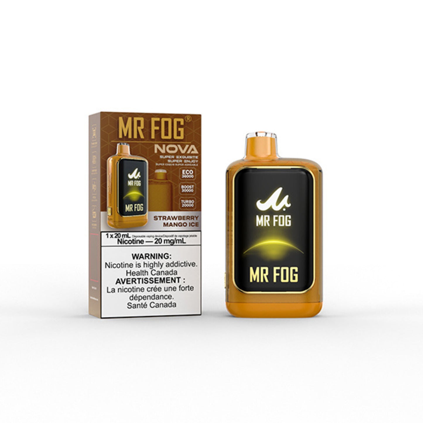 (AB) Mr. Fog: Nova (36k) - Strawberry Mango Ice