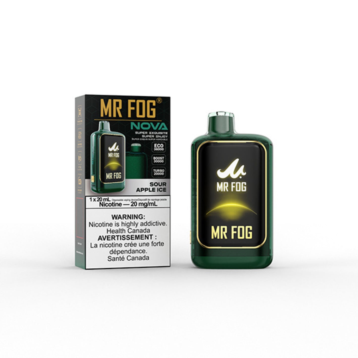 (AB) Mr. Fog: Nova (36k) - Sour Apple Ice